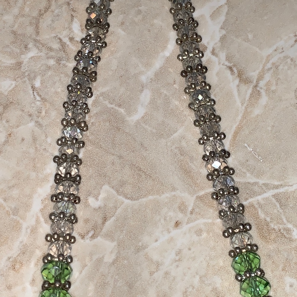 Crystal bead necklace - Picture 5 of 8